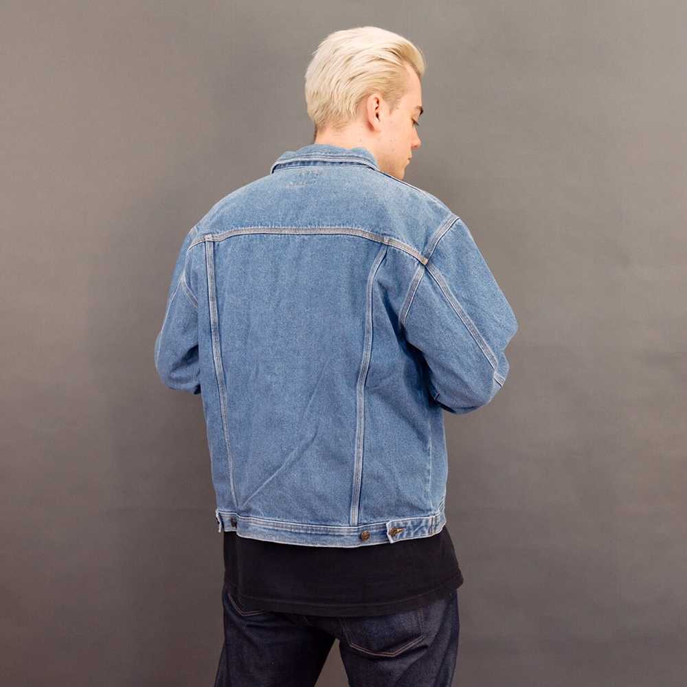 Thrift × Vintage Vintage 90s blue wash jean denim… - image 3