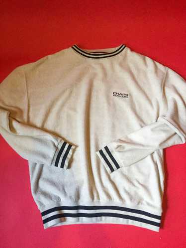 Vintage Chaps Ralph Lauren Crewneck Sweatshirt Big Logo Embroidery