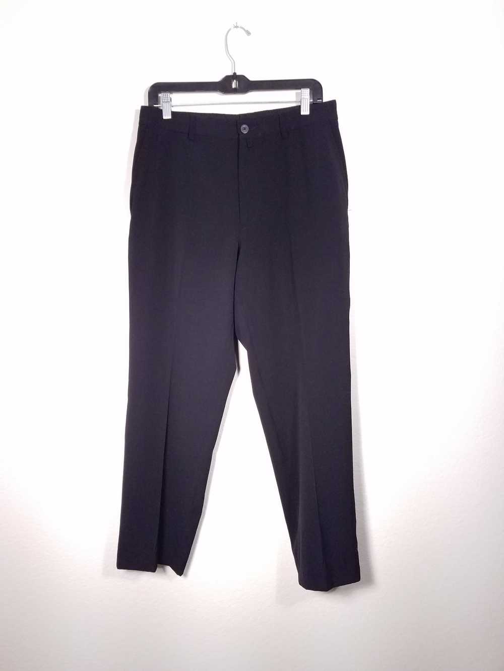 Dries Van Noten Black Pleated Dress Pants - image 1