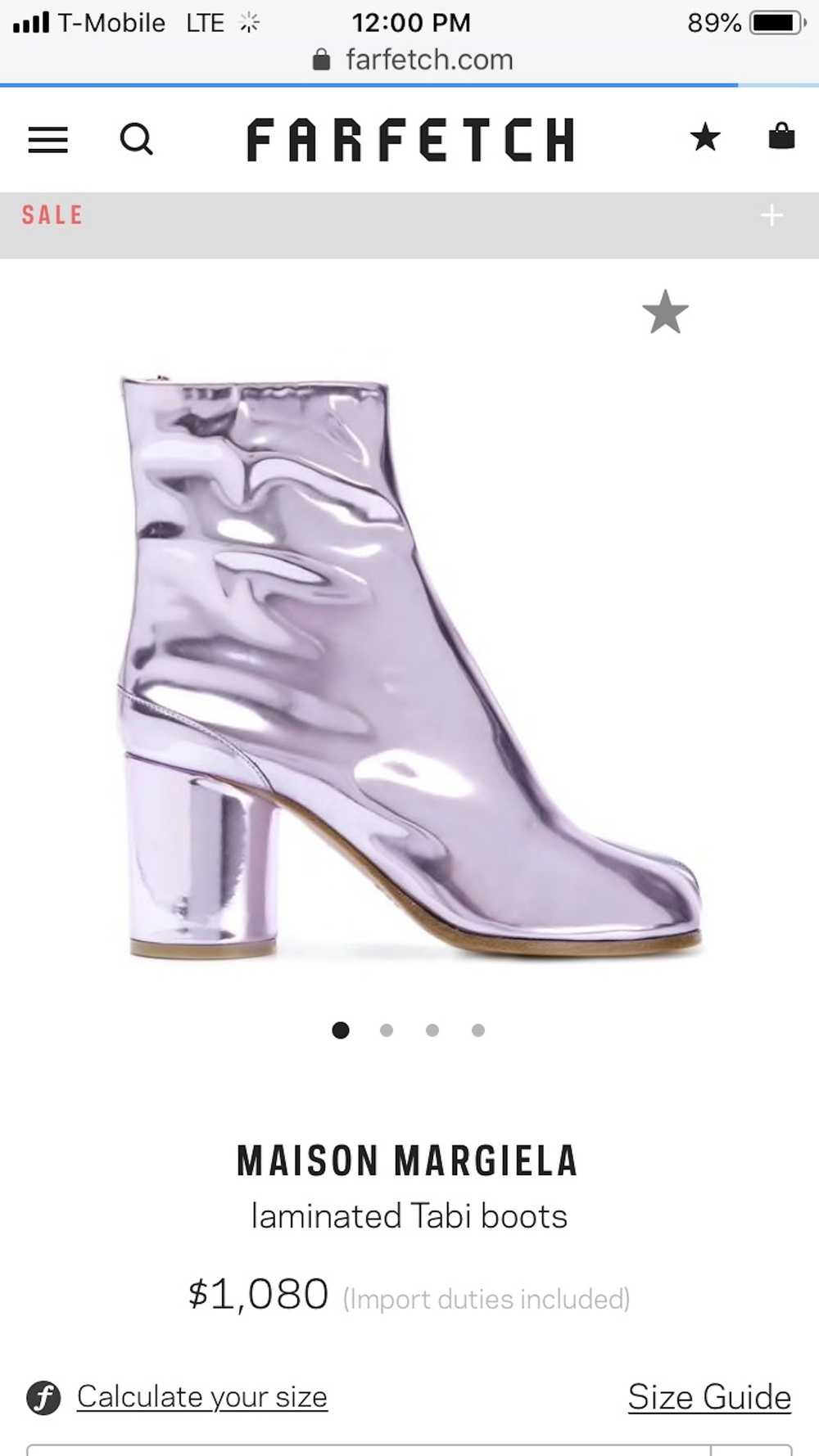 Maison Margiela Laminated Tabi boots - image 2