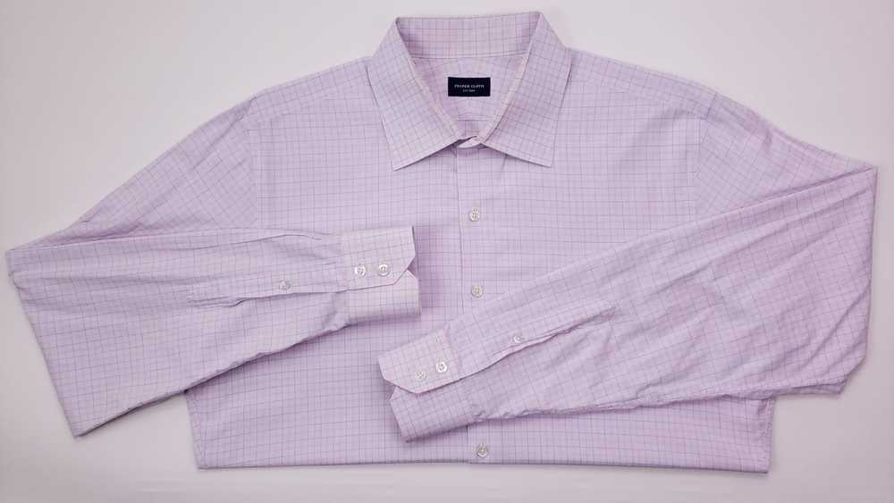 Proper Cloth Proper Cloth Shirt 17 Checked White … - image 8