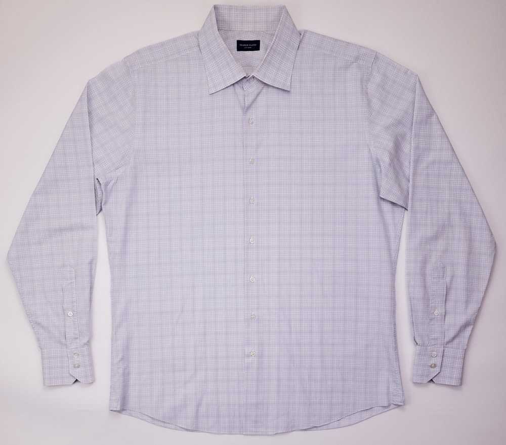 Proper Cloth Proper Cloth Shirt 17 Checked Gray W… - image 2