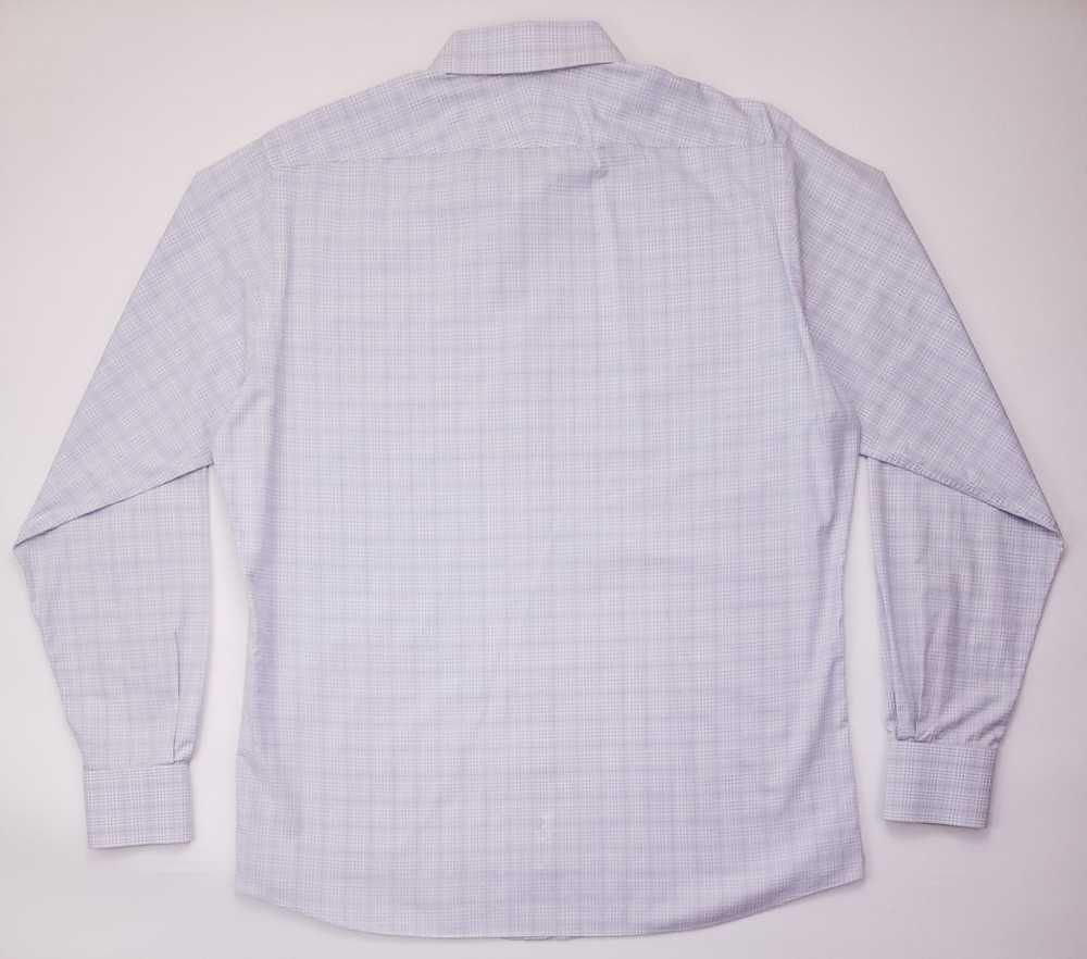 Proper Cloth Proper Cloth Shirt 17 Checked Gray W… - image 3