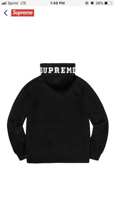 Supreme Paneled Hooded Sweatshirt