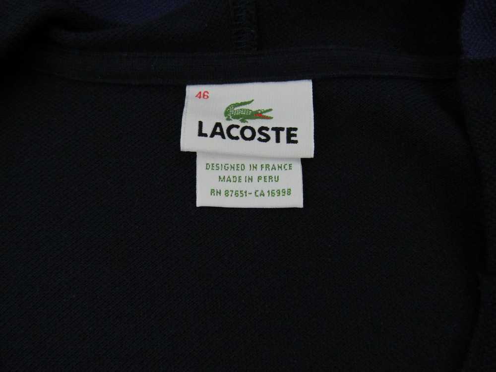 Lacoste Women's Lacoste Blue/Black Striped Pullov… - image 3