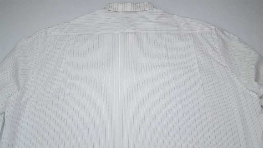 Haupt Haupt Shirt 3XLT Mens White Striped Cotton … - image 10