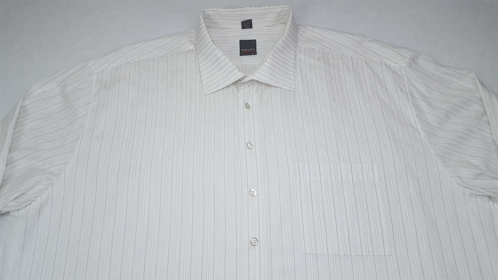 Haupt Haupt Shirt 3XLT Mens White Striped Cotton … - image 8