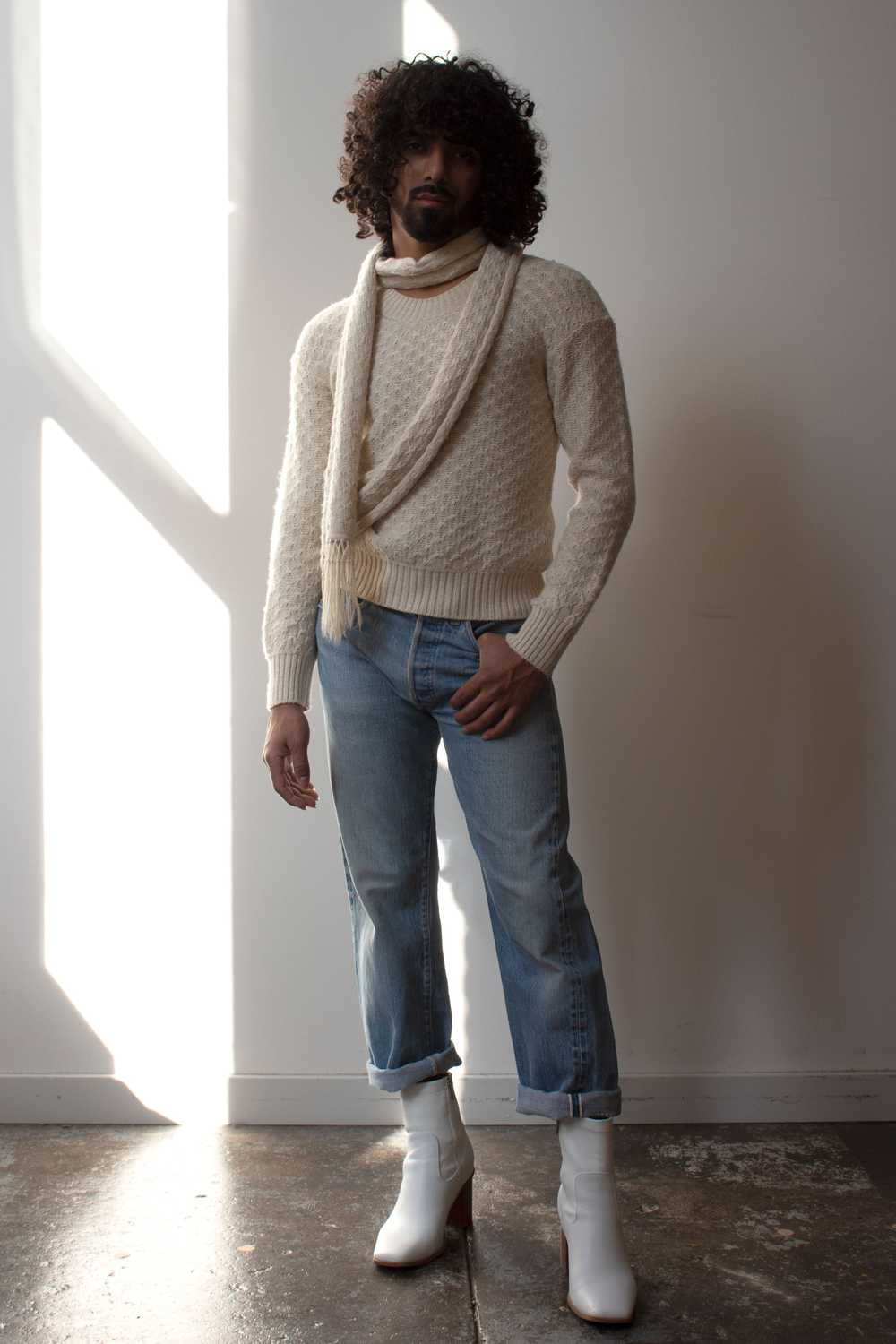 Chanel Scarf Sweater - image 2