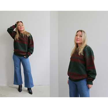 1990's Woolrich Evergreen Zig Wool Sweater // Men'