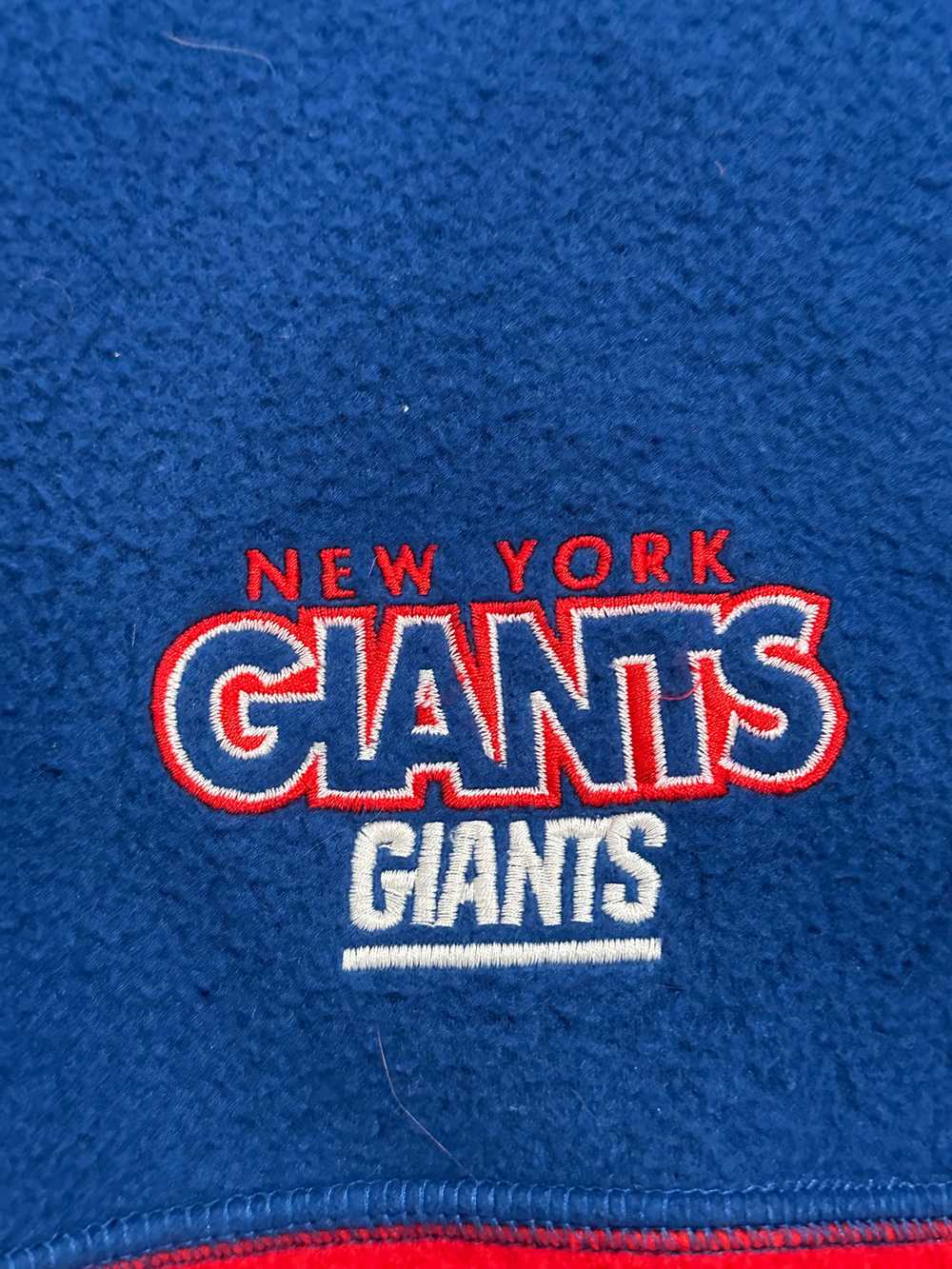 NY Giants Half Zip Fleece Size XL - image 2