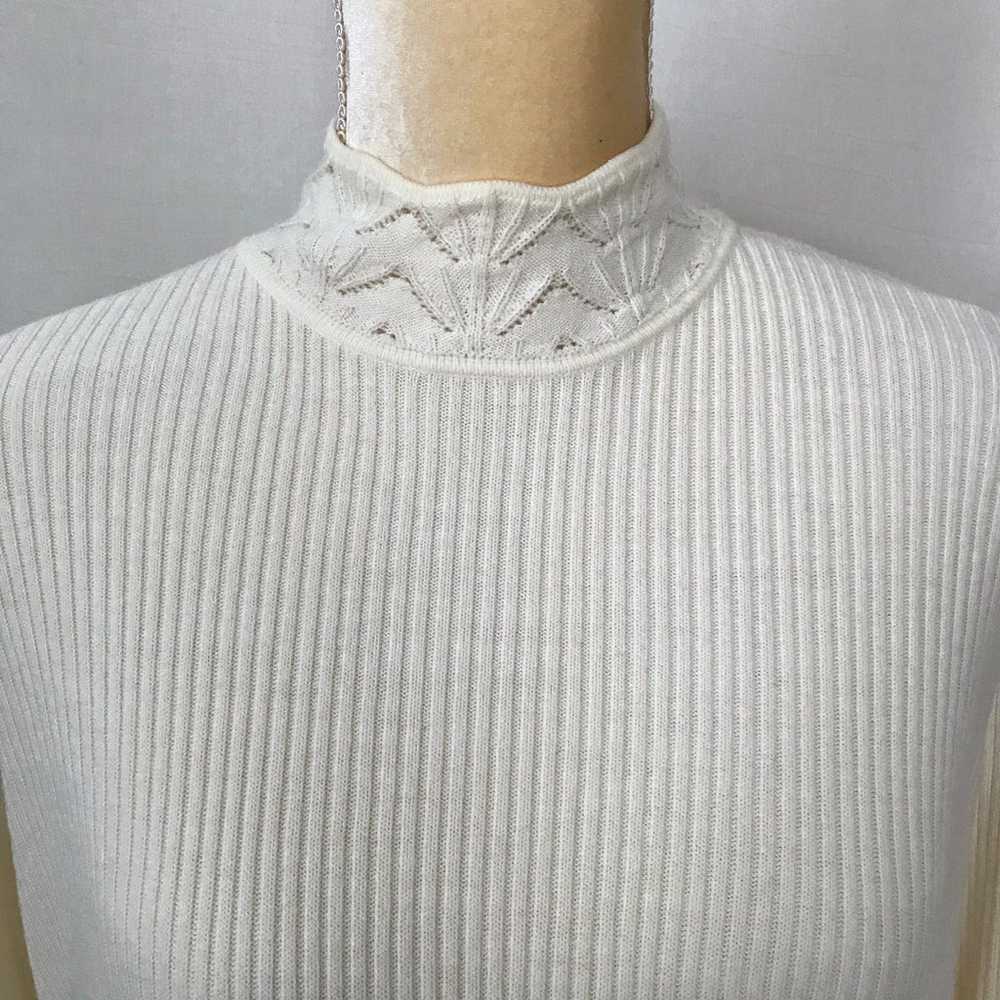 Norton McNaughton Vintage Mock Neck Sweater Women… - image 2