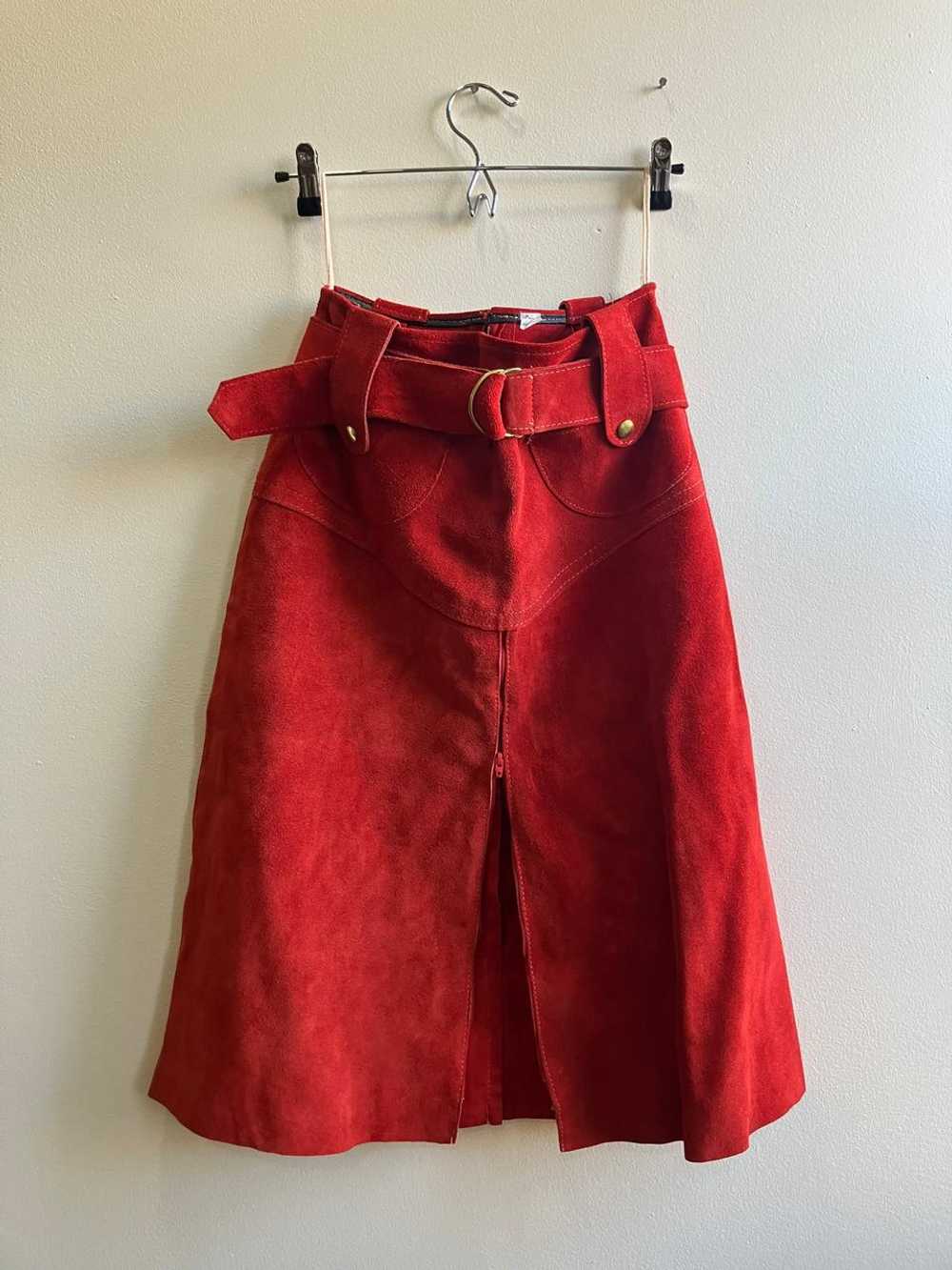 Western Suede Skirt (11) | Used, Secondhand, Rese… - image 1