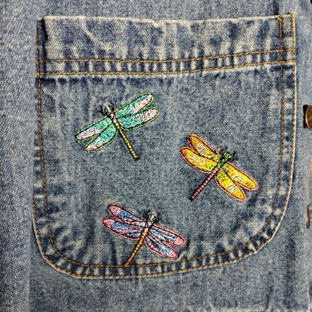 (S) Vintage Y2K Casey Coleman Denim Light Jacket … - image 3