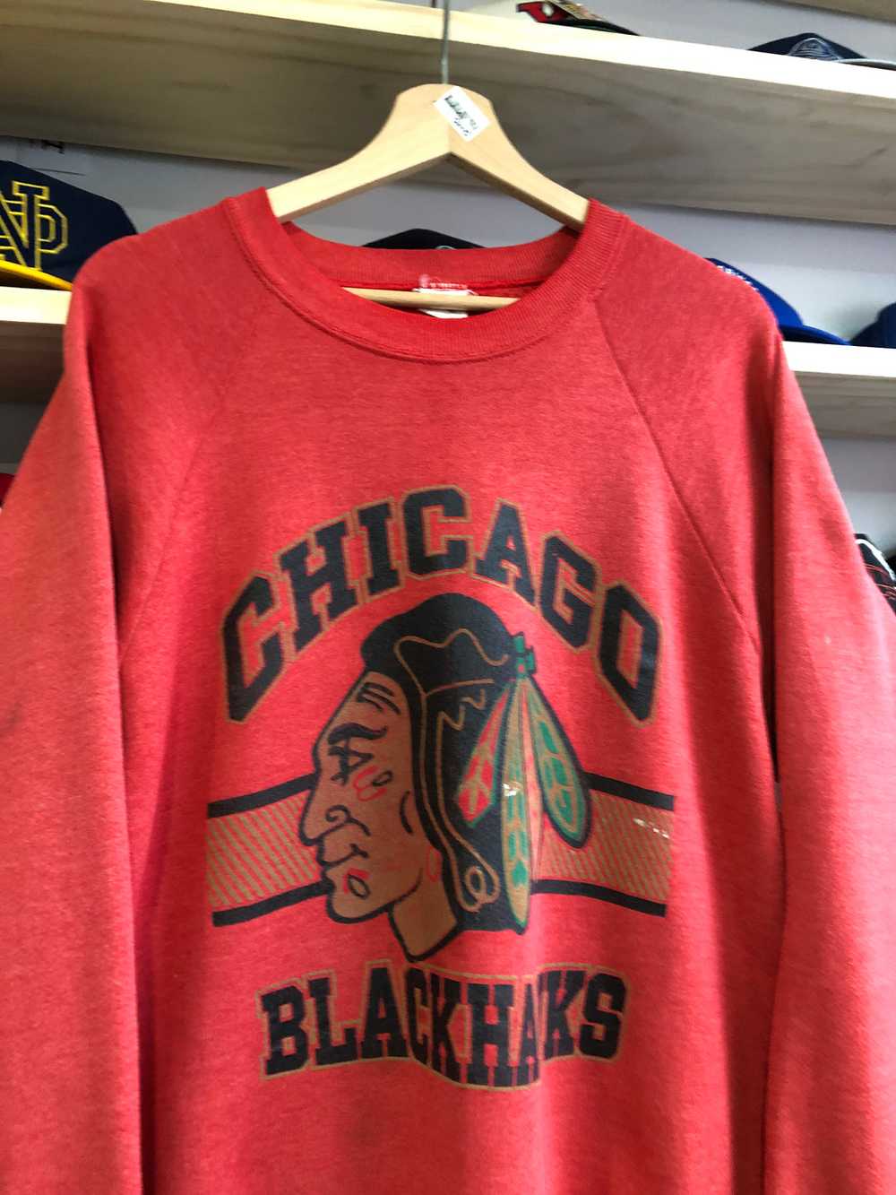 Vintage Chicago Blackhawks Crewneck Size L/XL - image 2