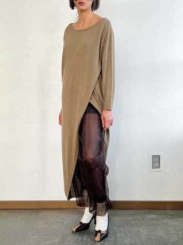 Donna Karan Knit Dress - Khaki