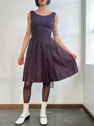 Vintage Daydress - Cocoa Stripes