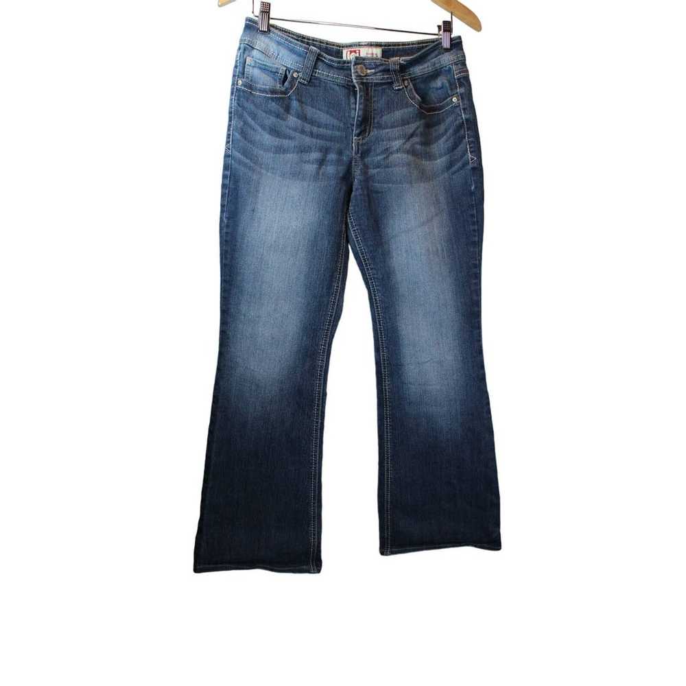 Vintage Y2K LEI Sophia Hipster Flare Jeans size 11 - image 1