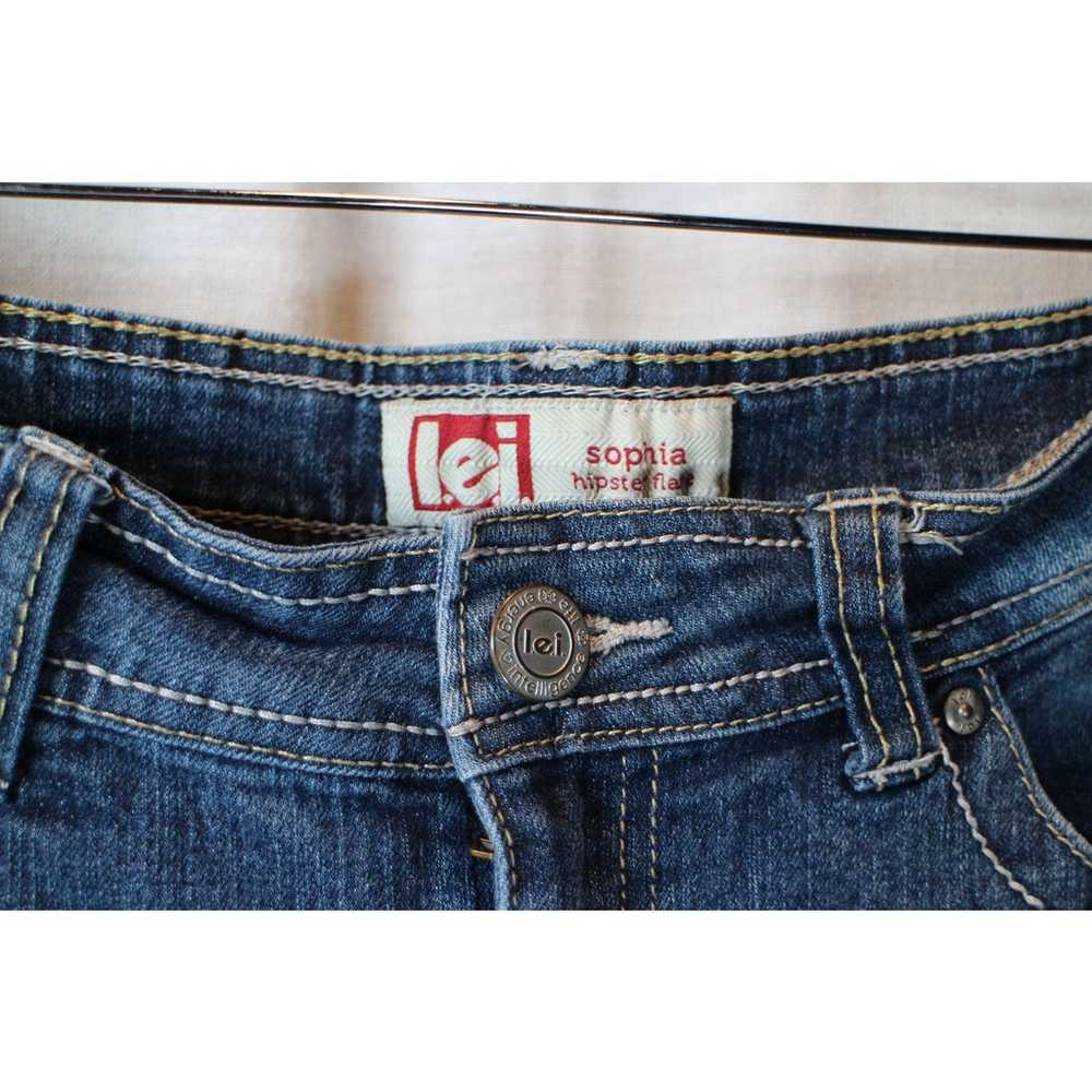 Vintage Y2K LEI Sophia Hipster Flare Jeans size 11 - image 4