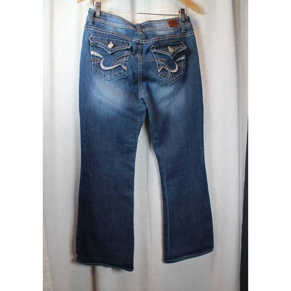 Vintage Y2K LEI Sophia Hipster Flare Jeans size 11 - image 6