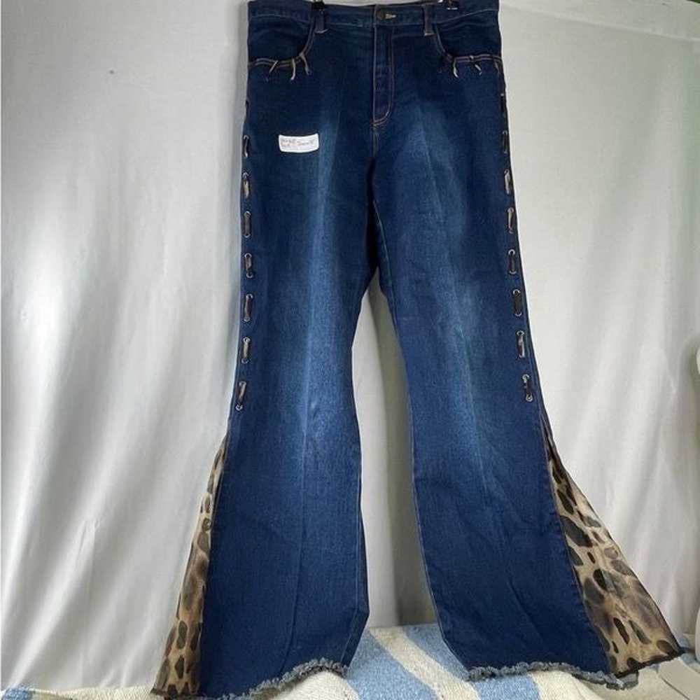 Women’s Vintage- Y2K- High Rise-Bell Bottom Jeans… - image 2