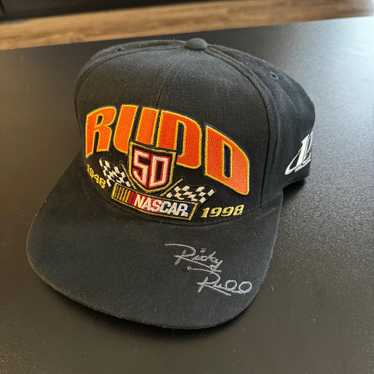 New Vtg Ricky Rudd 90s NASCAR 50th Snapback RARE … - image 1