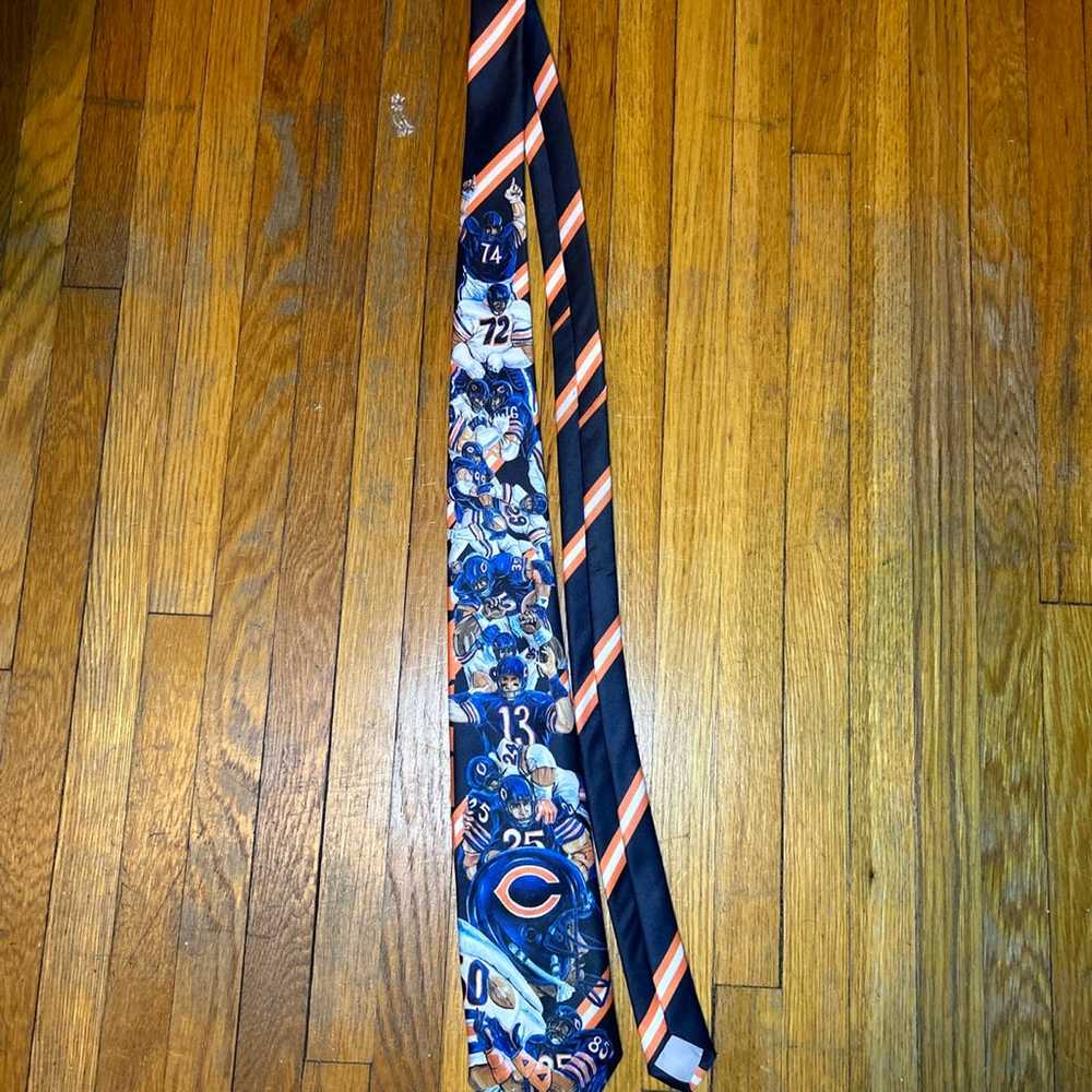 Vintage 1990 Chicago Bears Ralph Marlin tie - image 1