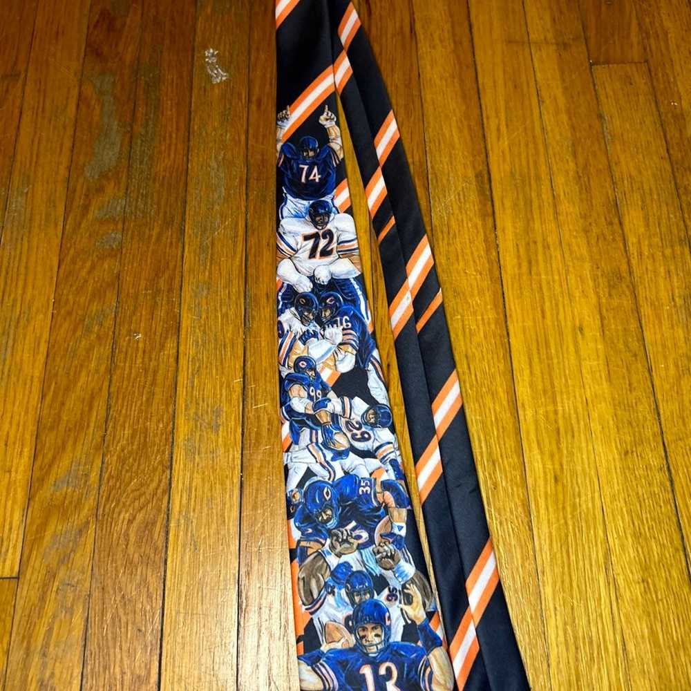 Vintage 1990 Chicago Bears Ralph Marlin tie - image 3