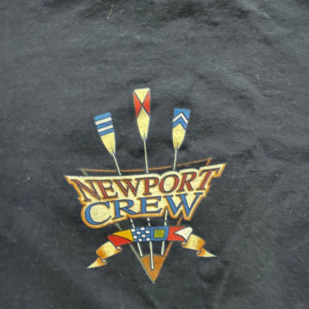 Newport Blue Vintage Single Stitch Crew Two Sided… - image 2