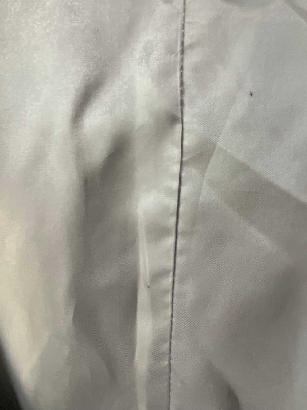 Vintage Grey Wool Striped Vest - image 4
