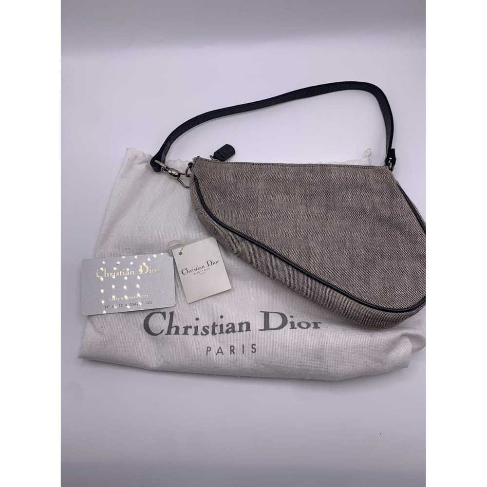 Dior Saddle Vintage cloth handbag - image 4