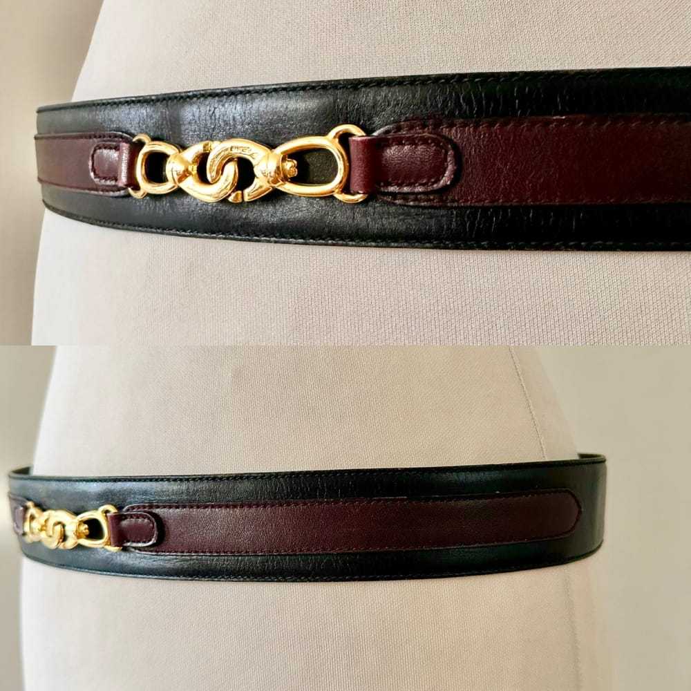 Celine Triomphe leather belt - image 8