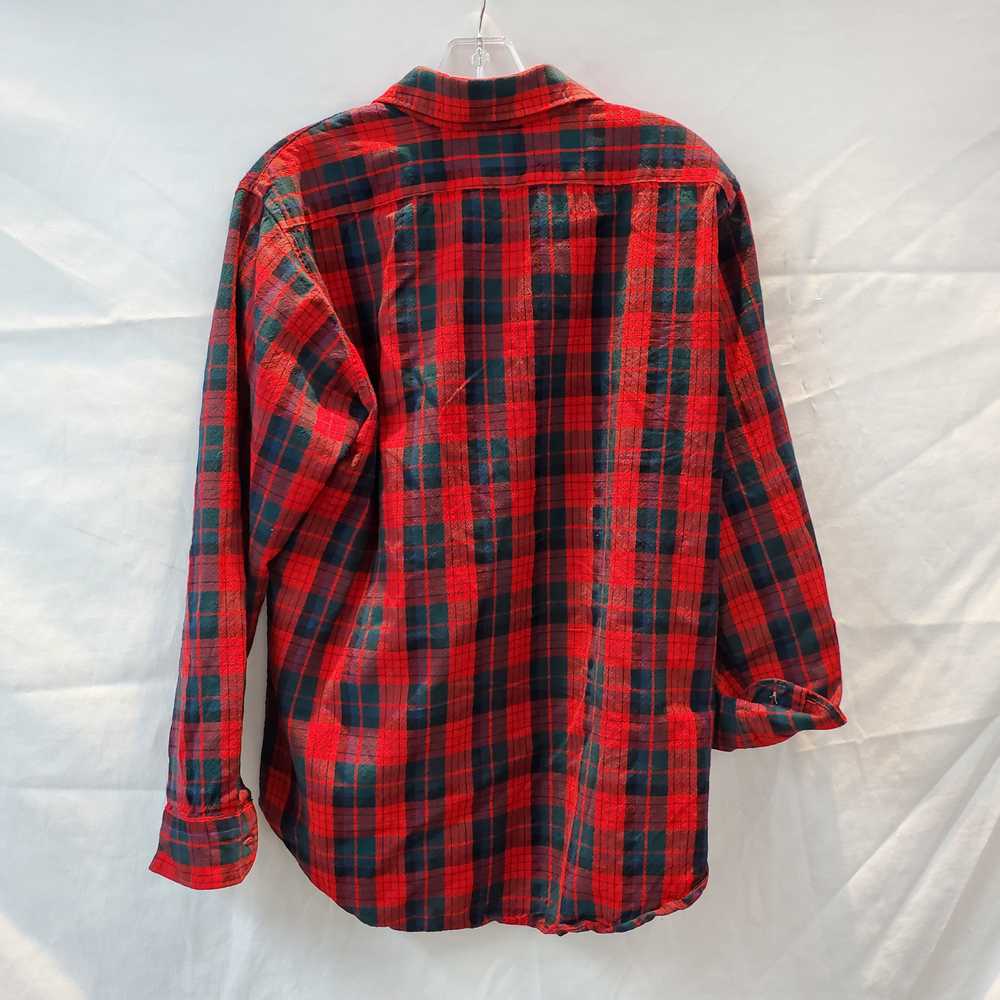 Sir Pendleton Long Sleeve Button Up Wool Flannel … - image 2