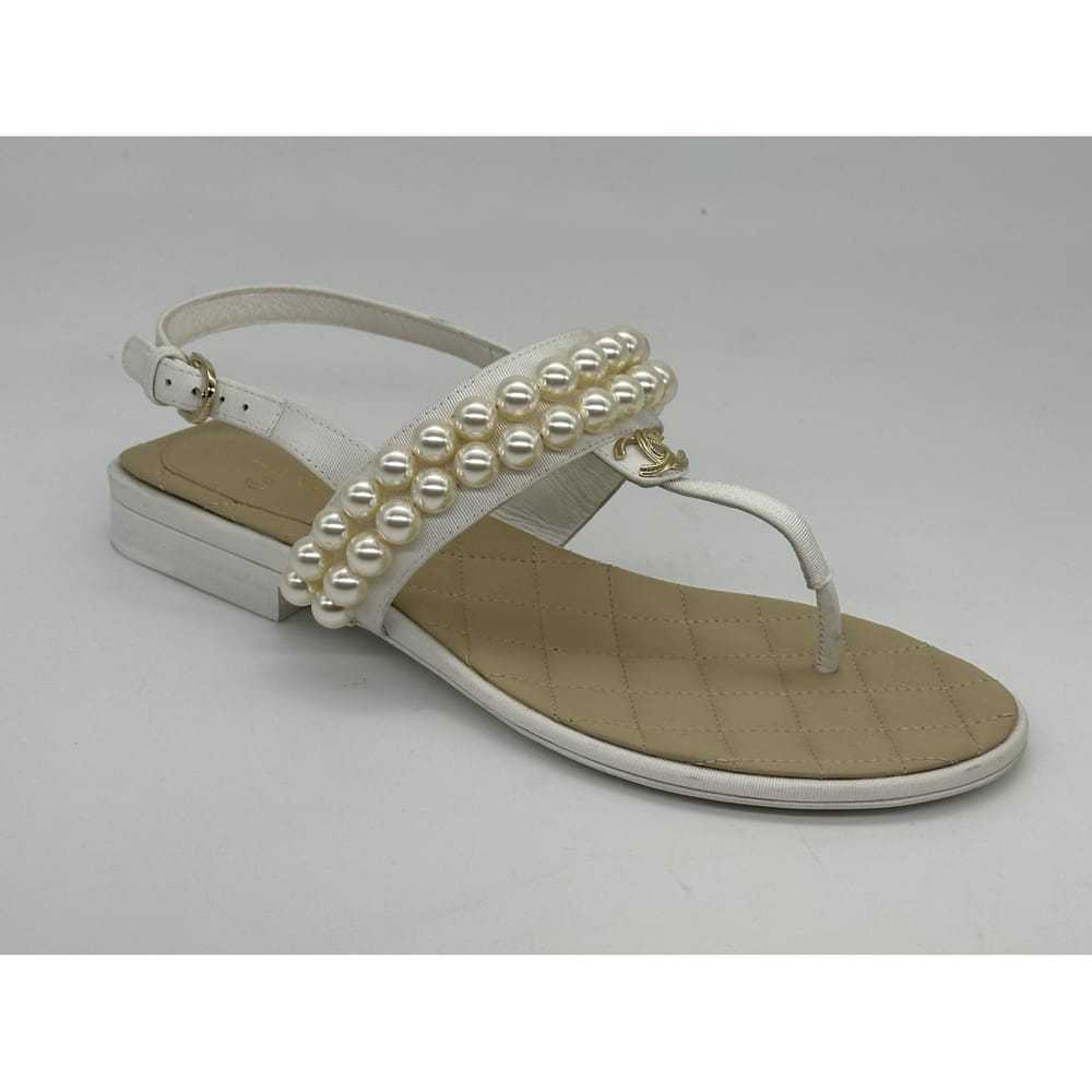 Chanel Cloth sandal - image 10