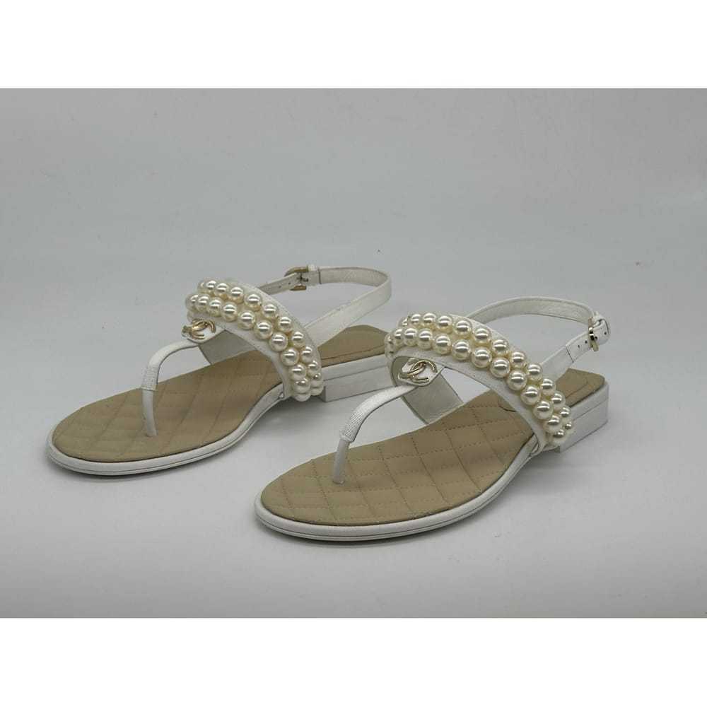 Chanel Cloth sandal - image 8