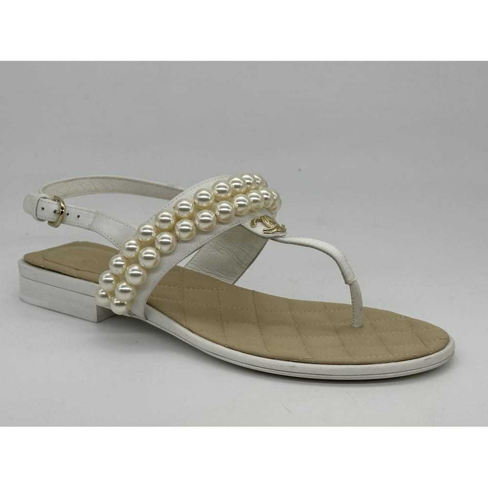 Chanel Cloth sandal - image 9