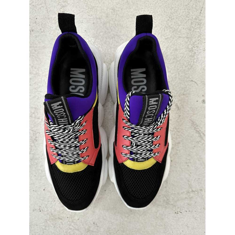 Moschino Leather low trainers - image 5