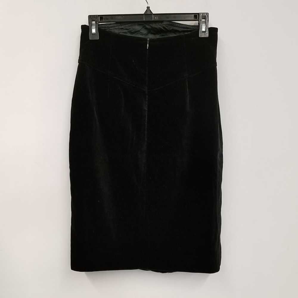 Escada Vintage Womens Black Flat Front Back Zip S… - image 1
