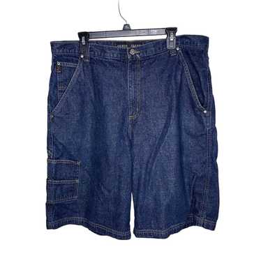 Guess Jeans Shorts Men 38W Blue Workwear Carpente… - image 1