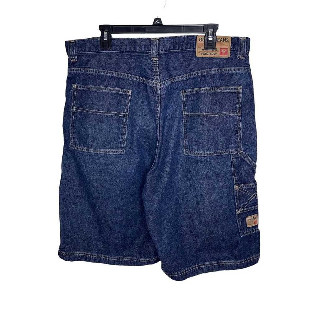 Guess Jeans Shorts Men 38W Blue Workwear Carpente… - image 2