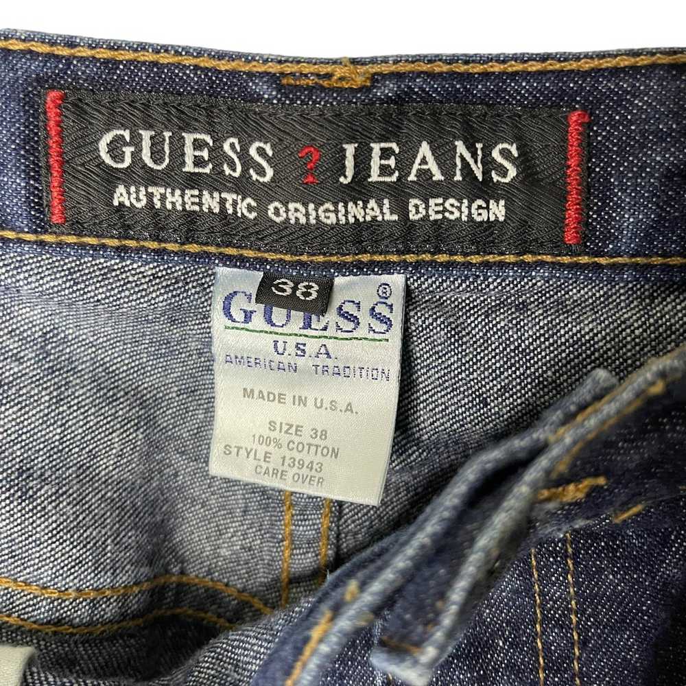 Guess Jeans Shorts Men 38W Blue Workwear Carpente… - image 3