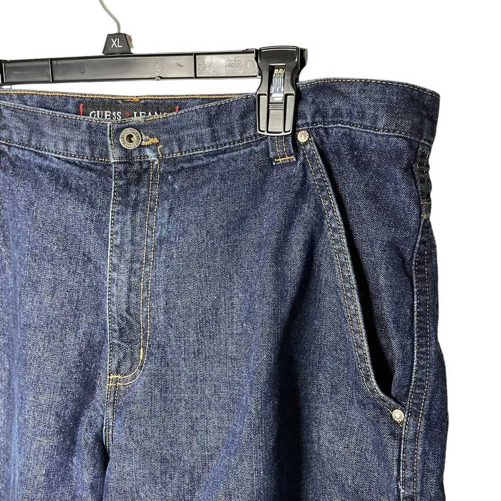 Guess Jeans Shorts Men 38W Blue Workwear Carpente… - image 5