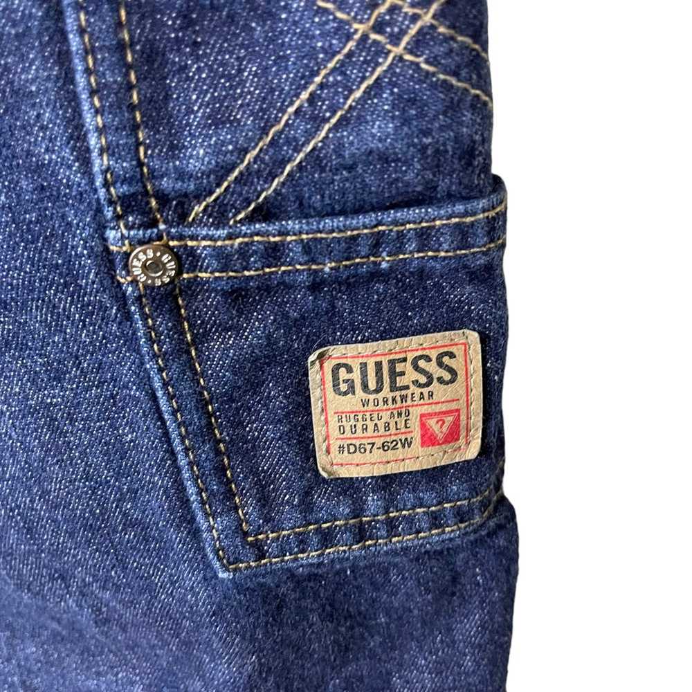 Guess Jeans Shorts Men 38W Blue Workwear Carpente… - image 8