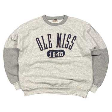 Red Oak Ole Miss Rebels vintage men's XL two-tone… - image 1