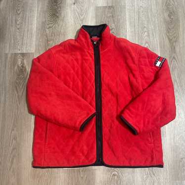 Vintage Tommy Hilfiger Quilted Fleece Jacket - image 1