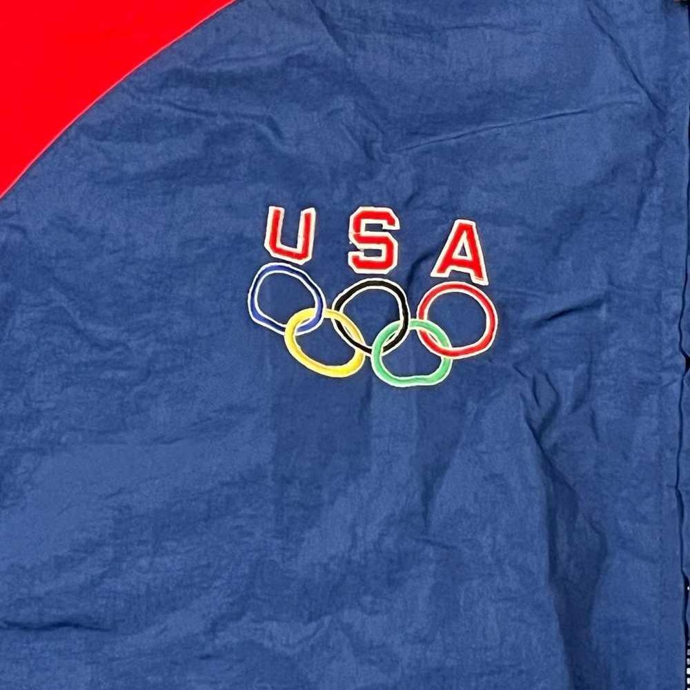 Vintage Team USA Starter Olympic Windbreaker Jack… - image 4