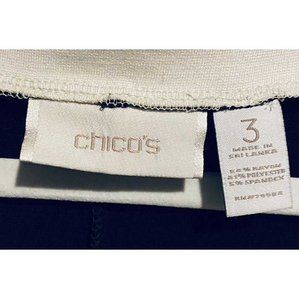 Chicos Dress Womens XL Black Ponte Knit Pockets S… - image 4