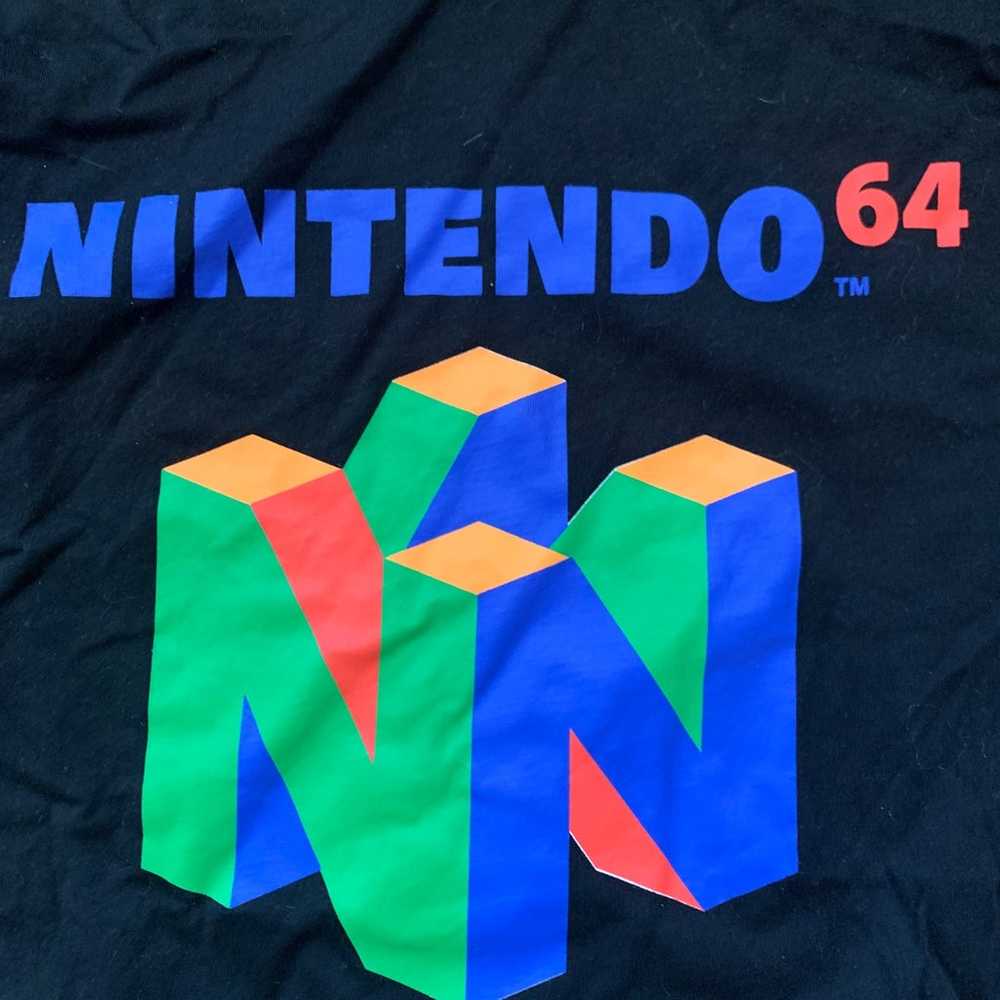 NWOT | Nintendo 64 | Black Short Sleeve Graphic S… - image 2