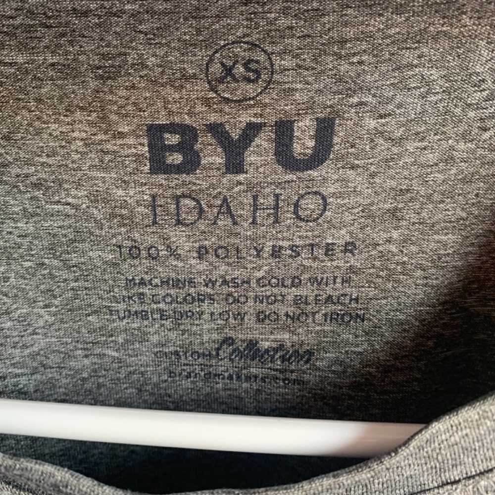 Brigham Young University Idaho Gray Dry Fit Shirt - image 3