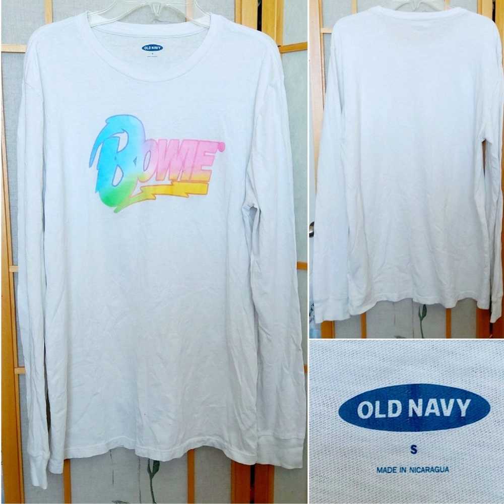 Old Navy long sleeve Bowie t-shirt size small (NW… - image 3