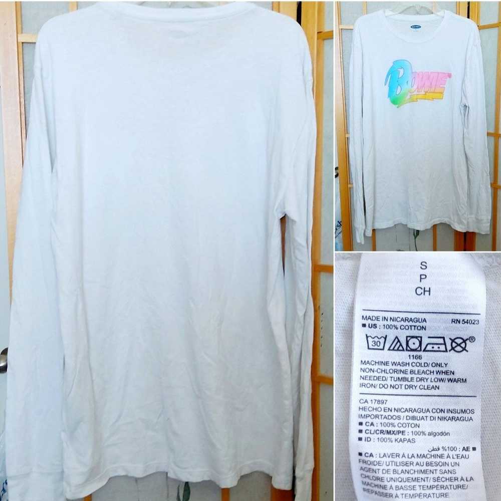 Old Navy long sleeve Bowie t-shirt size small (NW… - image 4